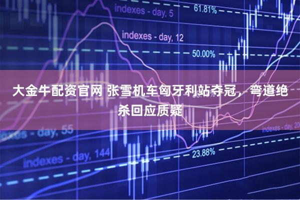 大金牛配资官网 张雪机车匈牙利站夺冠，弯道绝杀回应质疑